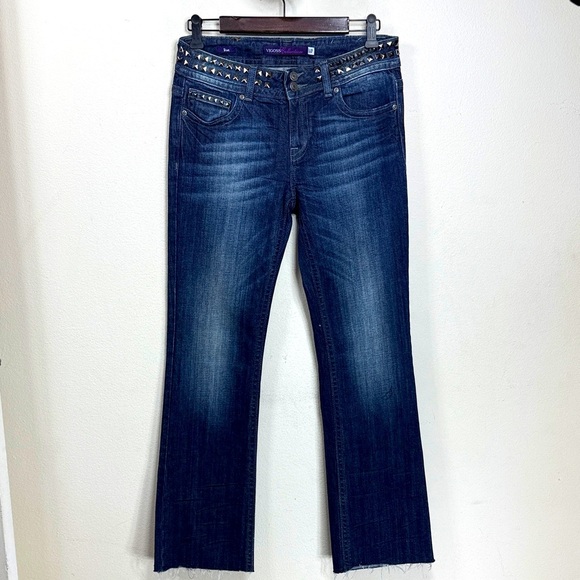 (R1) Vigoss Collection Women's Vintage 2000s Jeans,Size 29-7/8 Dark Blue - Picture 1 of 13